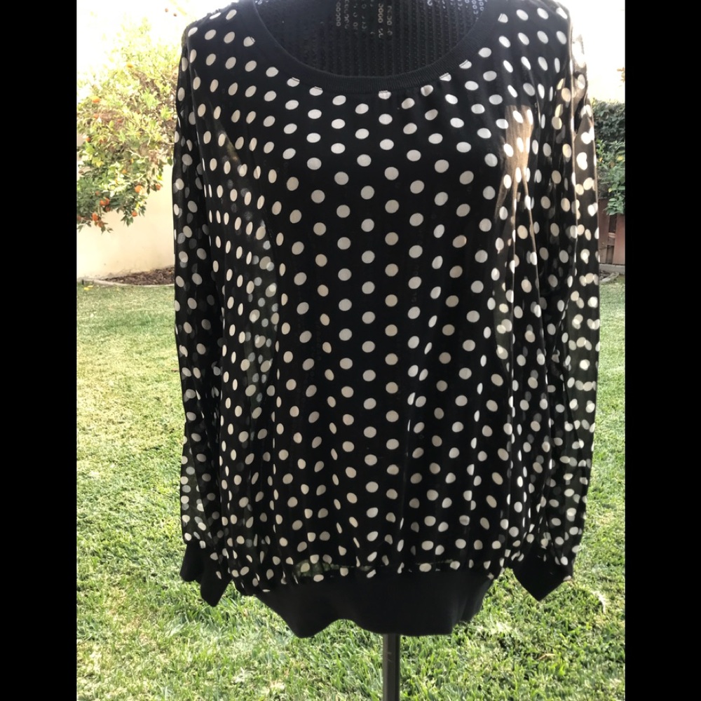 Forever 21 polka dot blouse. FINAL PRICE