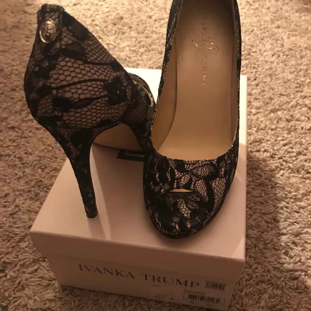 Ivanka trump shoes pink and black
