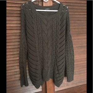 Express Cable Knit Sweater.