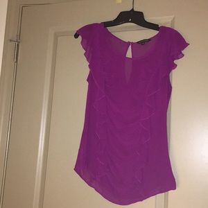 Ruffle short sleeve shirt!