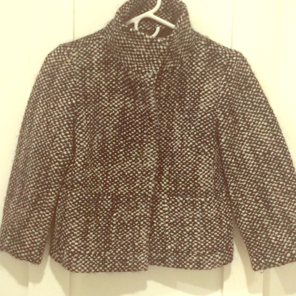 Ann Taylor LOFT Wool Cropped Jacket
