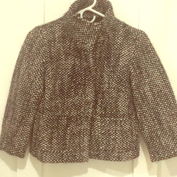Ann Taylor LOFT Wool Cropped Jacket - Picture 1 of 6