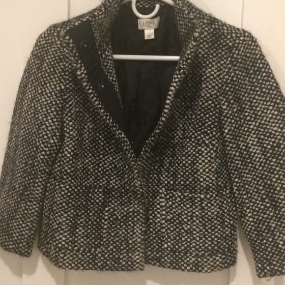 Ann Taylor LOFT Wool Cropped Jacket - Picture 3 of 6