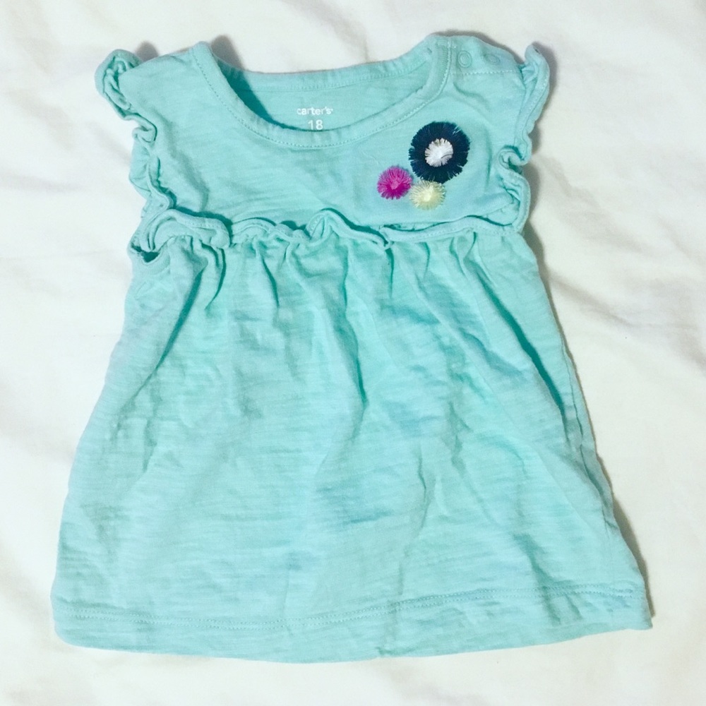 Carter's light blue sleeveless top