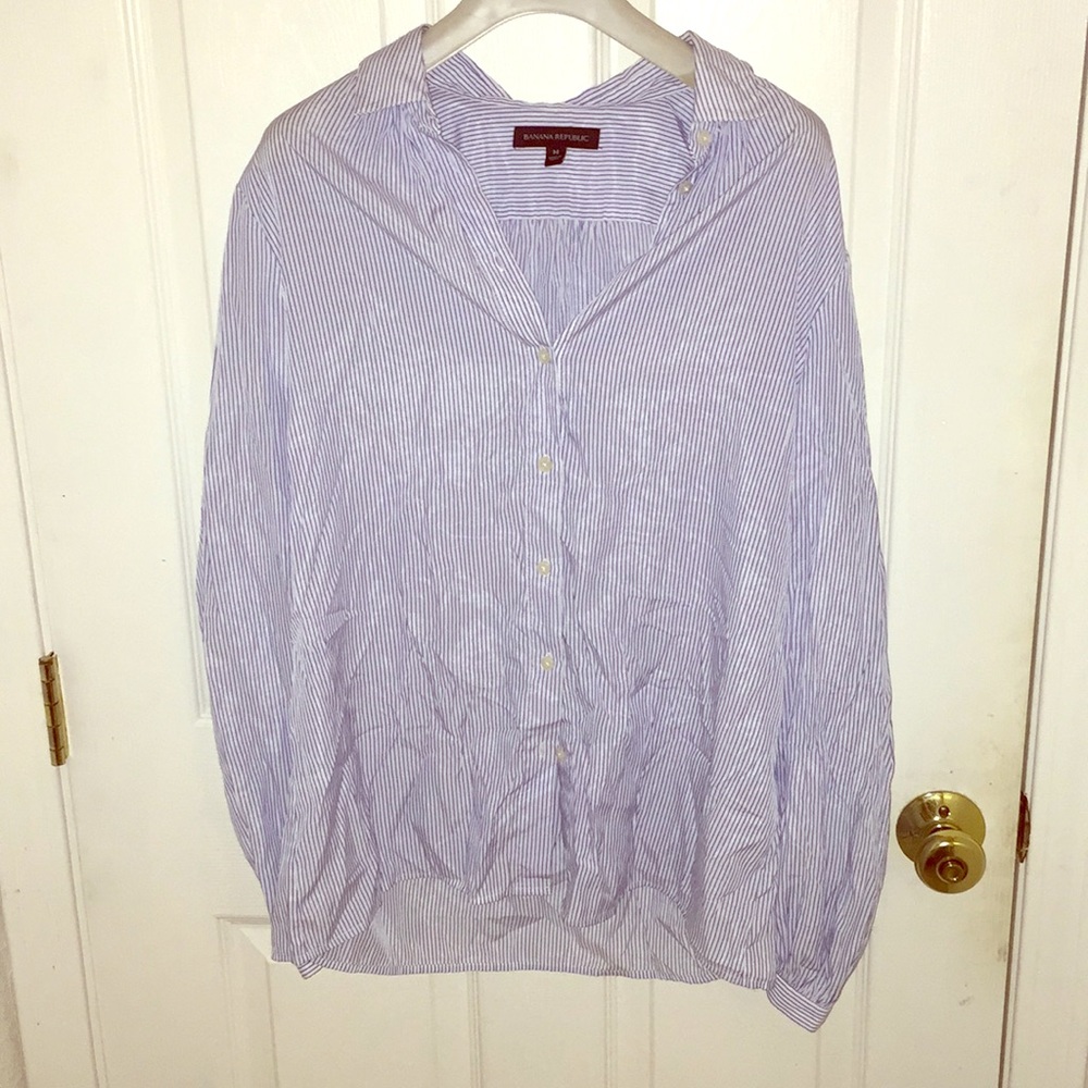 Simple pinstripe button down
