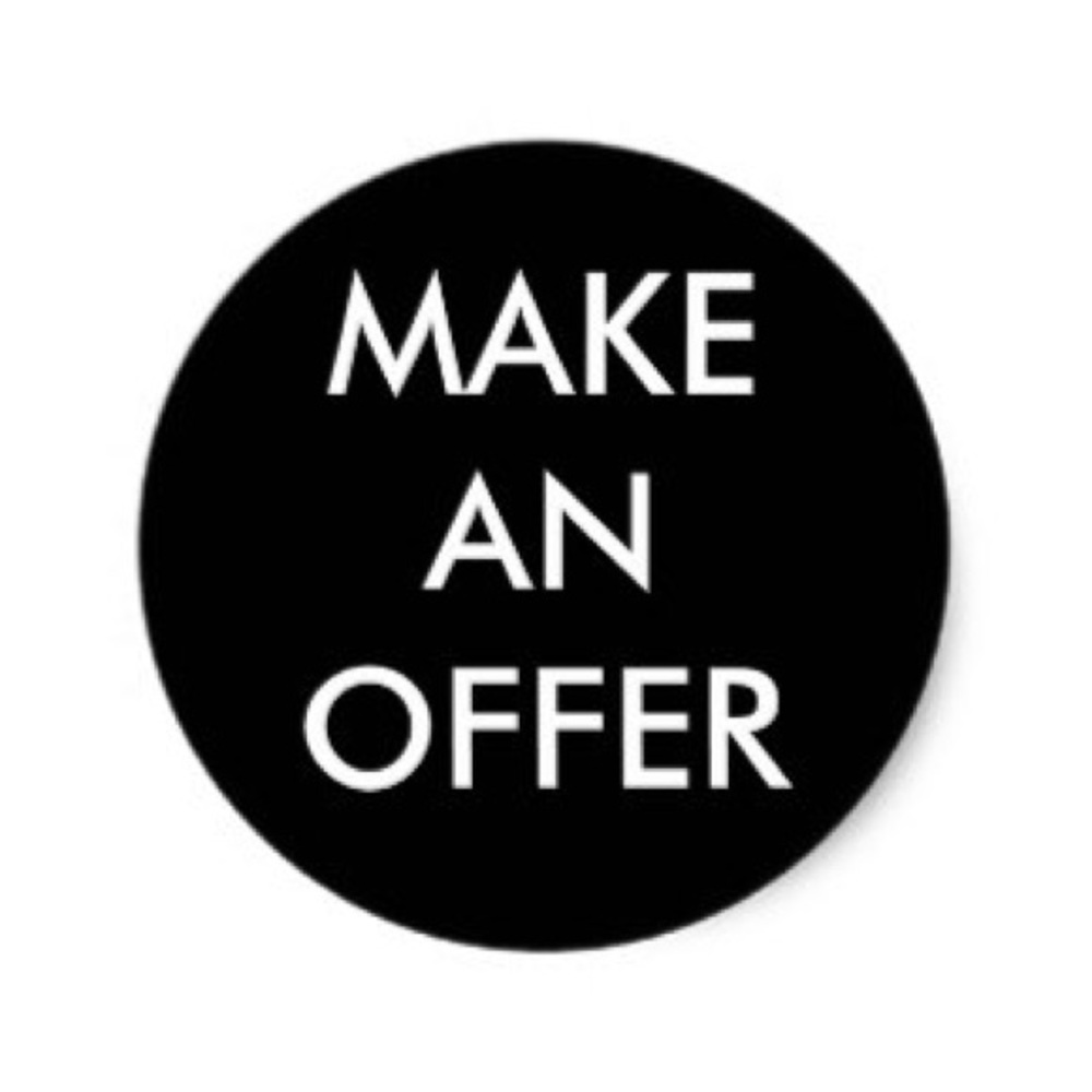 Make offers! Save money!