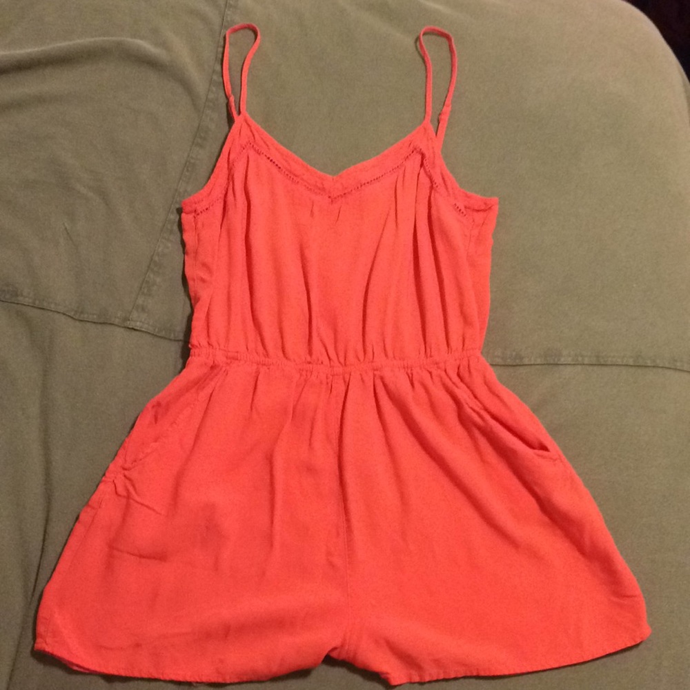 Orange Romper