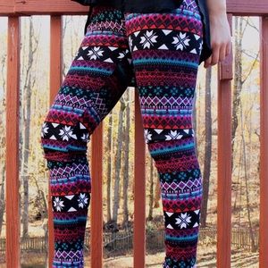 Holiday Printed Leggings