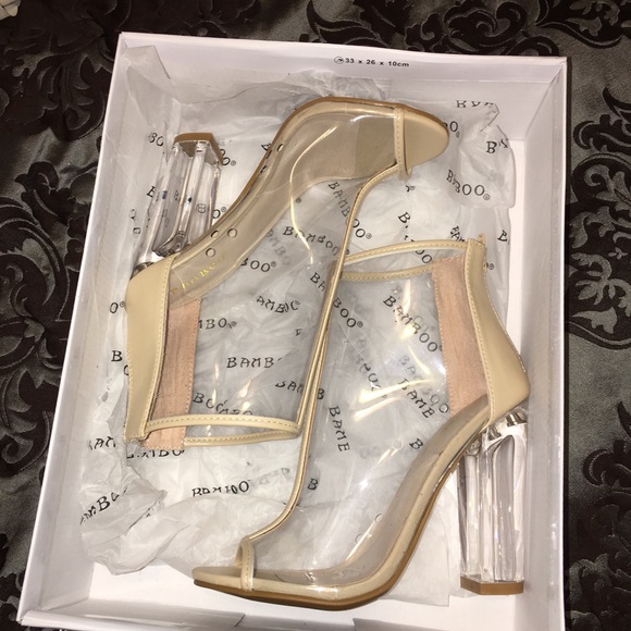 SOLD!! Clear high heels - Picture 3 of 3