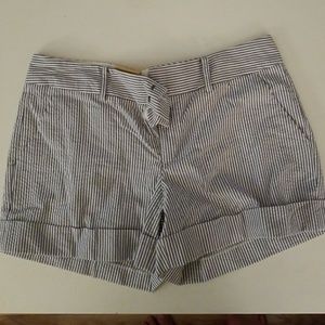 Club Monaco Cuffed Striped shorts