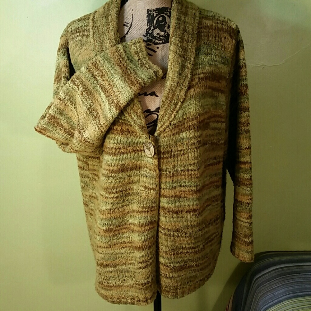 2X Dress Barn Cozy Cardigan Sweater