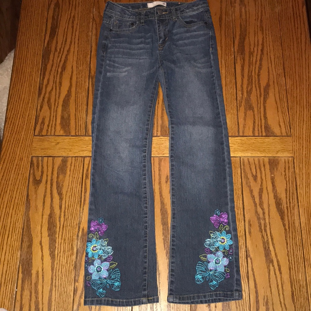 Girls new without tags blue jeans