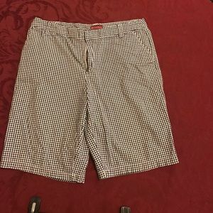 Merona Blue and White Walking Shorts