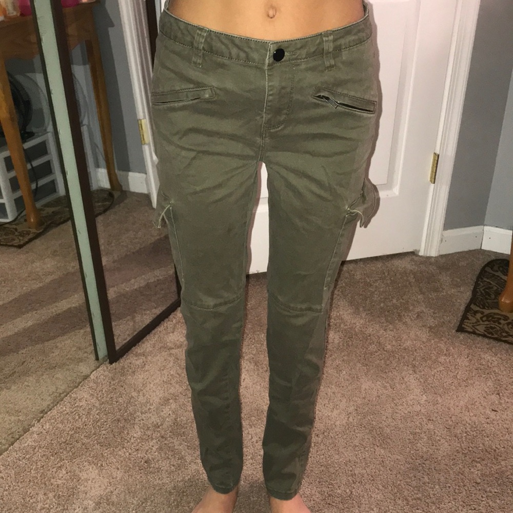Green cargo pants from forever 21