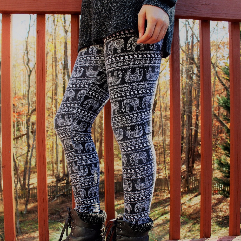 Elephant Print Leggings