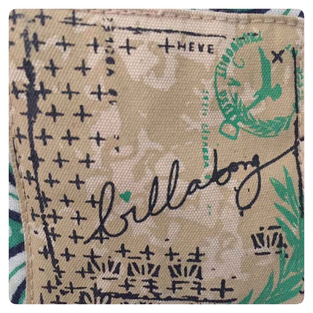 š“Billabong dark blue tailored feminine jacket hidden zipper 3 button closure L - Picture 6 of 8