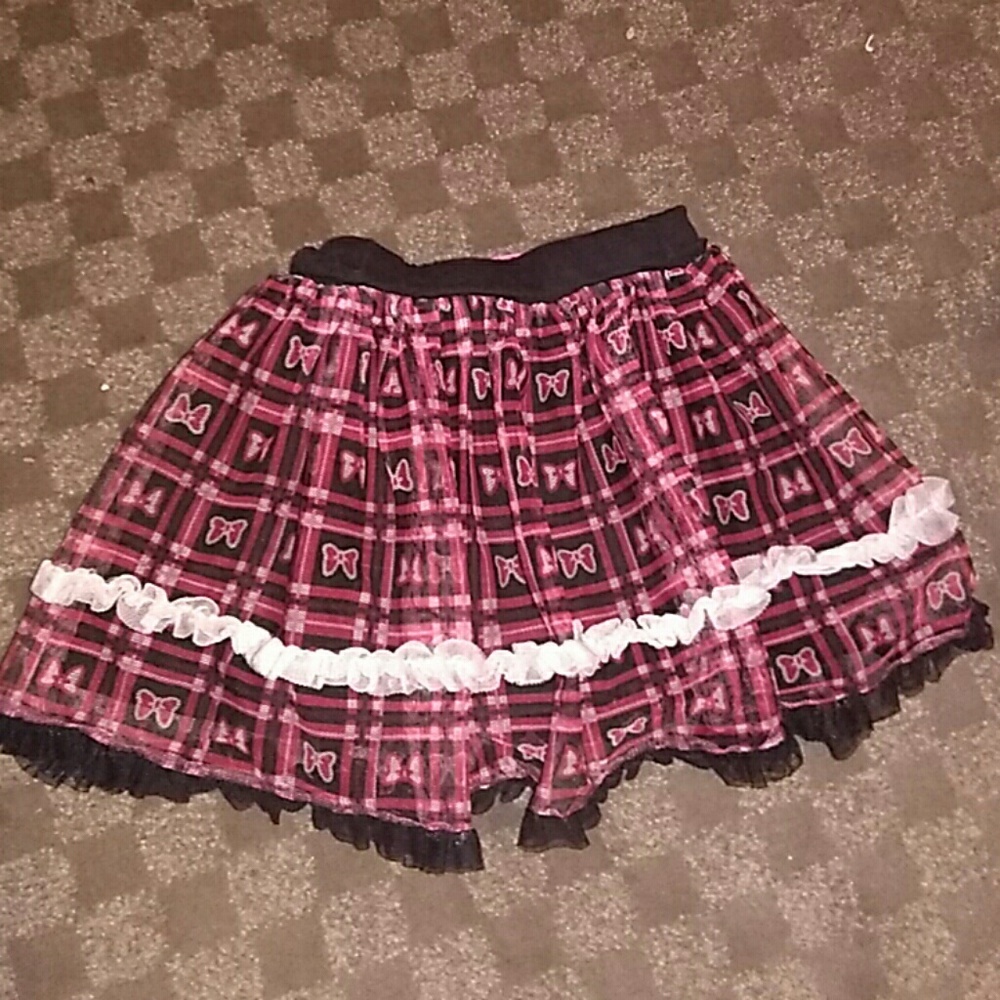 Toddler's Minnie mouse skirt