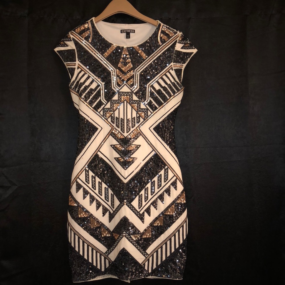 sequin party dress