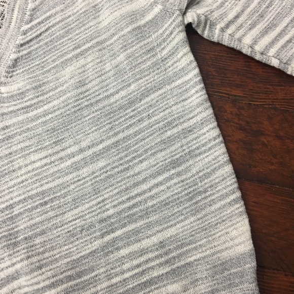 Moth Gray V-Neck Sweater - Picture 3 of 7