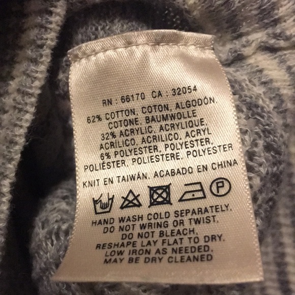 Moth Gray V-Neck Sweater - Picture 7 of 7