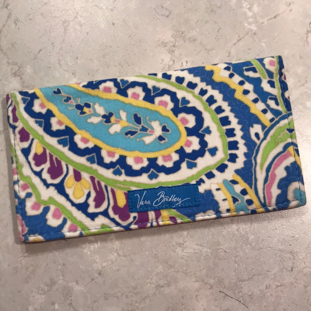Vera Bradley Checkbook Cover Capri Blue