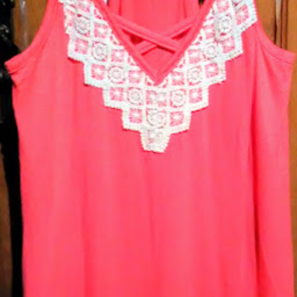 Coral Tank Rue21 - Picture 4 of 4