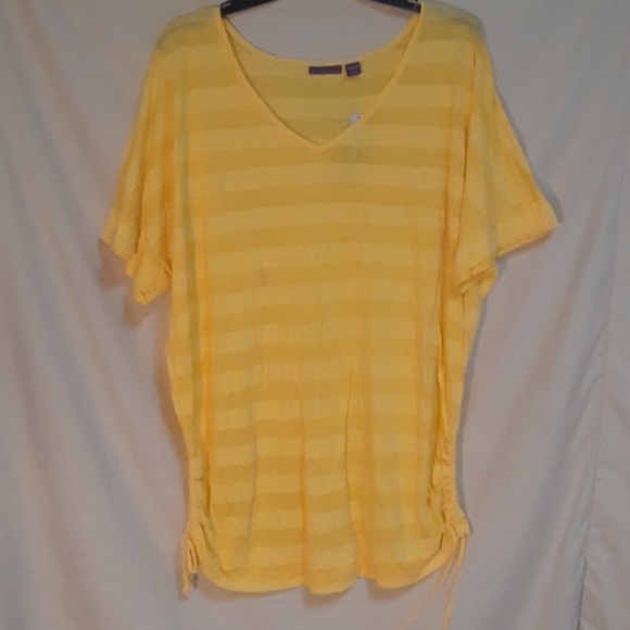 Beverly Drive V Neck Stripe Tee (12) - Picture 1 of 8