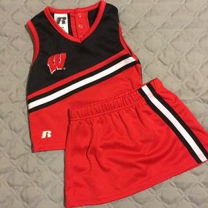 Wisconsin Badgers cheerleader outfit