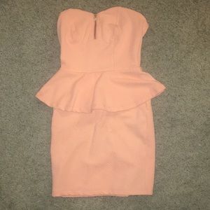 Peach Peplum