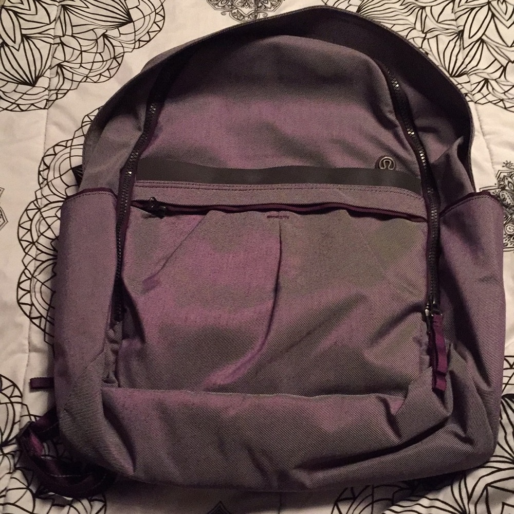 Purple lululemon all day backpack