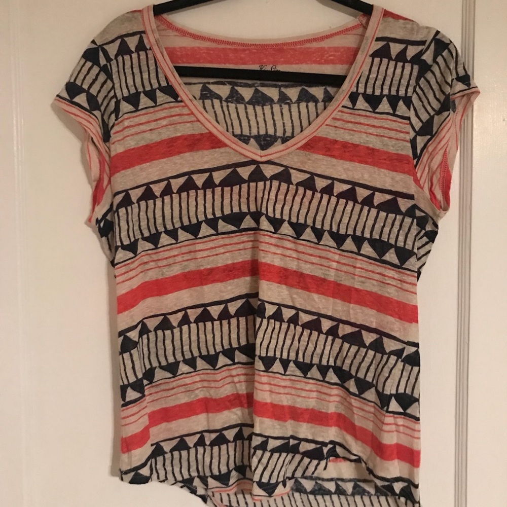Madewell Printed Vneck