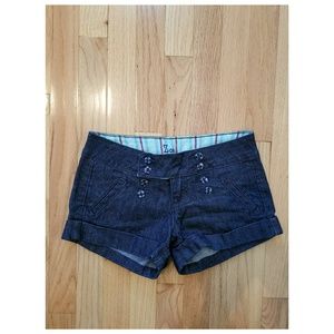 Denim shorts