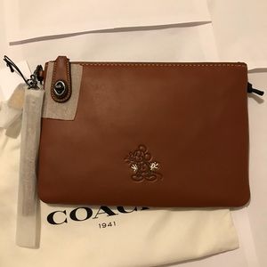 Coach X Disney large wristlet
