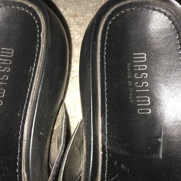 Massimo Leather Slides🌸 - Picture 3 of 5