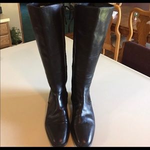 Ralph Lauren black riding boots