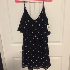 Nordstrom Navy w/ White Dots Dress; New w/ Tags