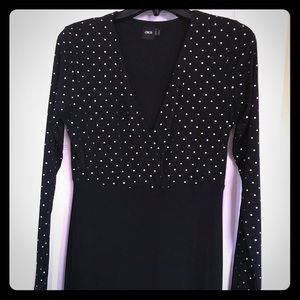 Brand new ASOS evening dress. Black and silver