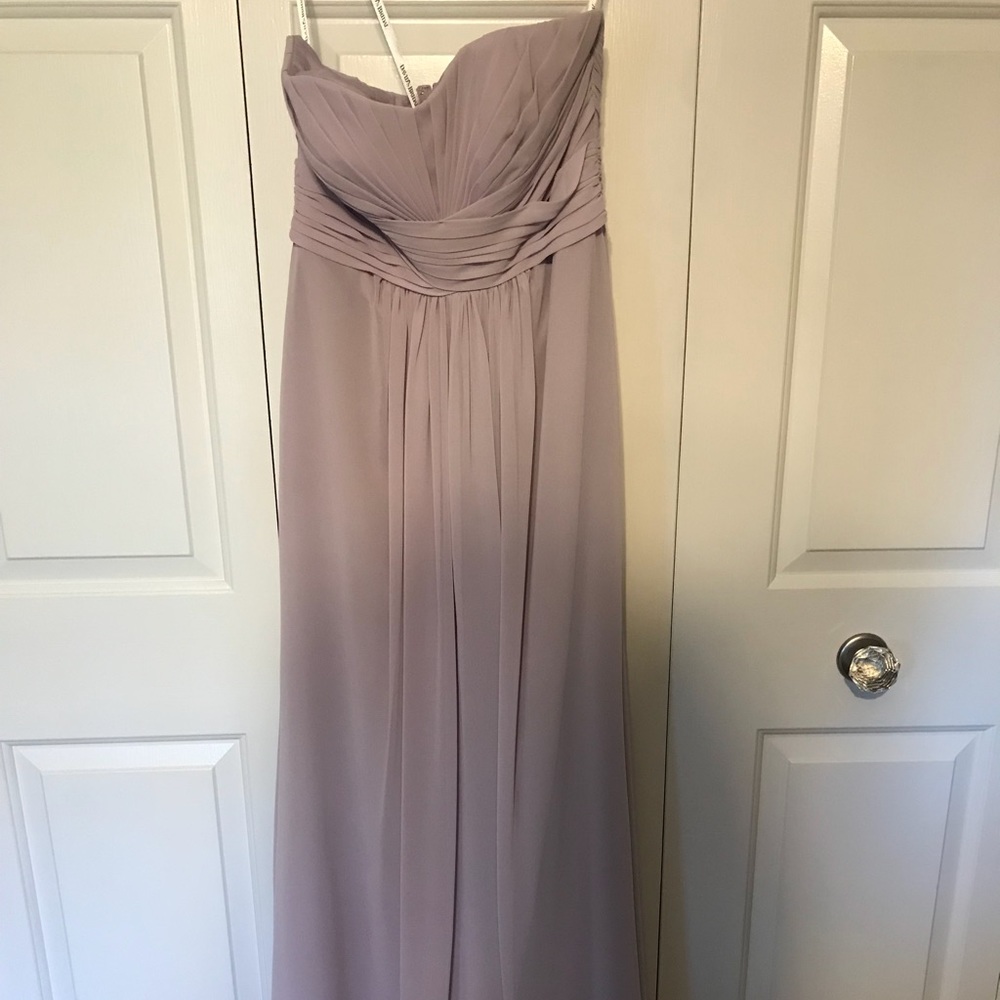 Bridesmaid dress from David’s Bridal