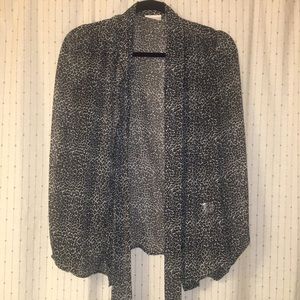 Leopard Button Down Blouse