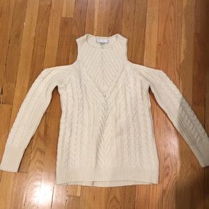 NWOT Lauren Conrad cold shoulder sweater