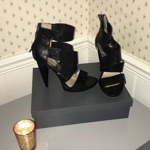 Michael Kors Strappy Leather Heel