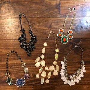 5 statement Necklace Bundle