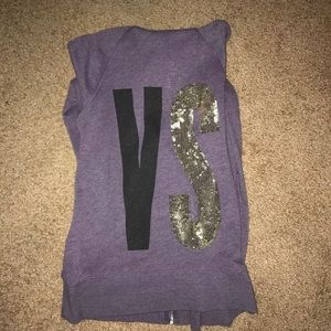 Victoria’s Secret Zip Up Hoodie Sweatshirt Small
