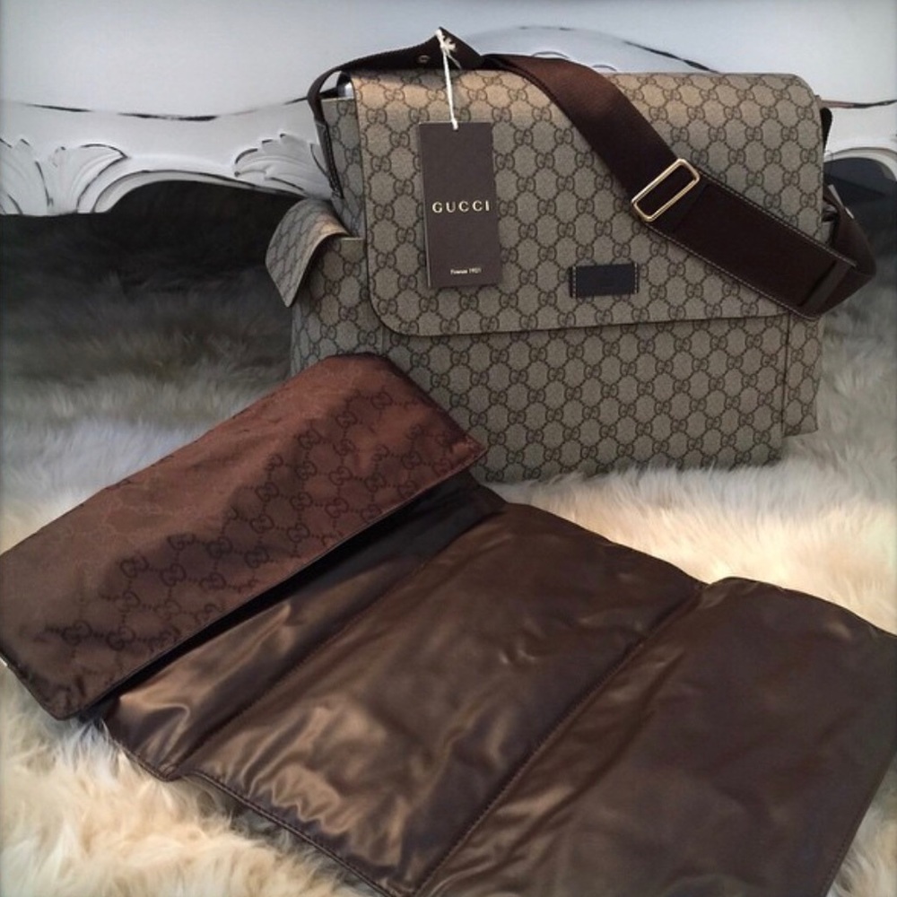 Gucci GG Plus Diaper Bag BRAND NEW