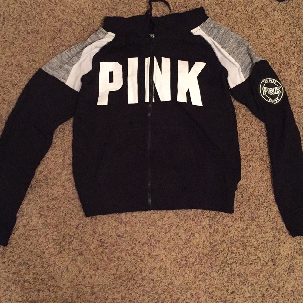 PINK zip up hoodie