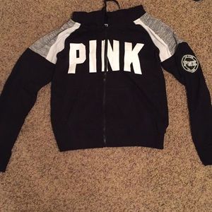 PINK zip up hoodie