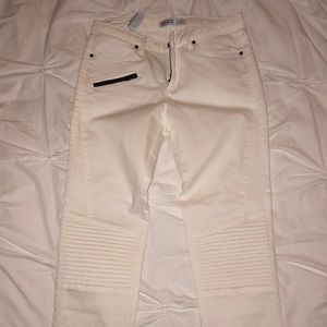 Zara Skinny White Jeans