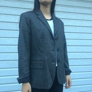 J. Crew grey speckled blazer