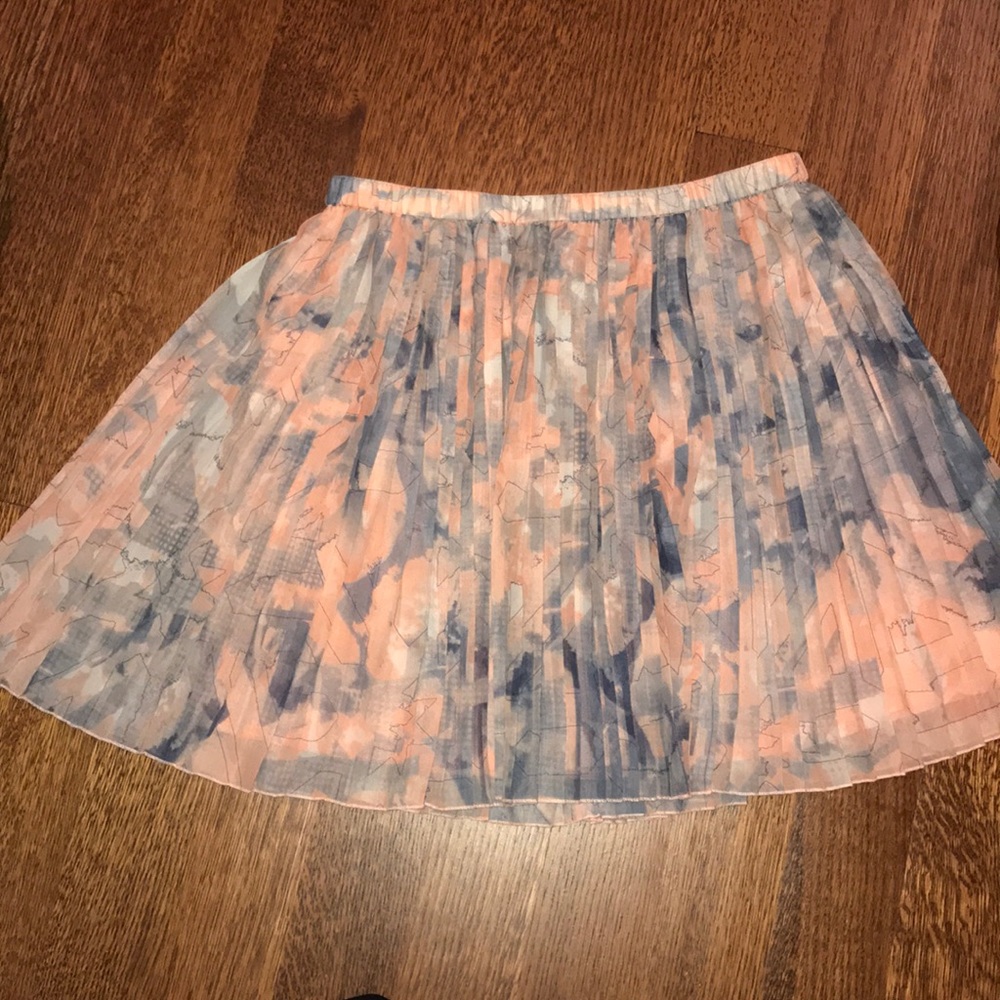 BCBGeneration women’s chiffon print skirt