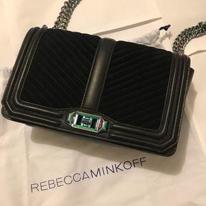 Rebecca Minkoff Always on love crossbody bag.